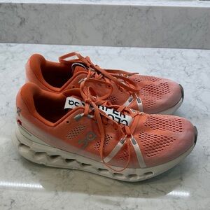 On Running Women's Coral Athletic Shoes, Size 10.5